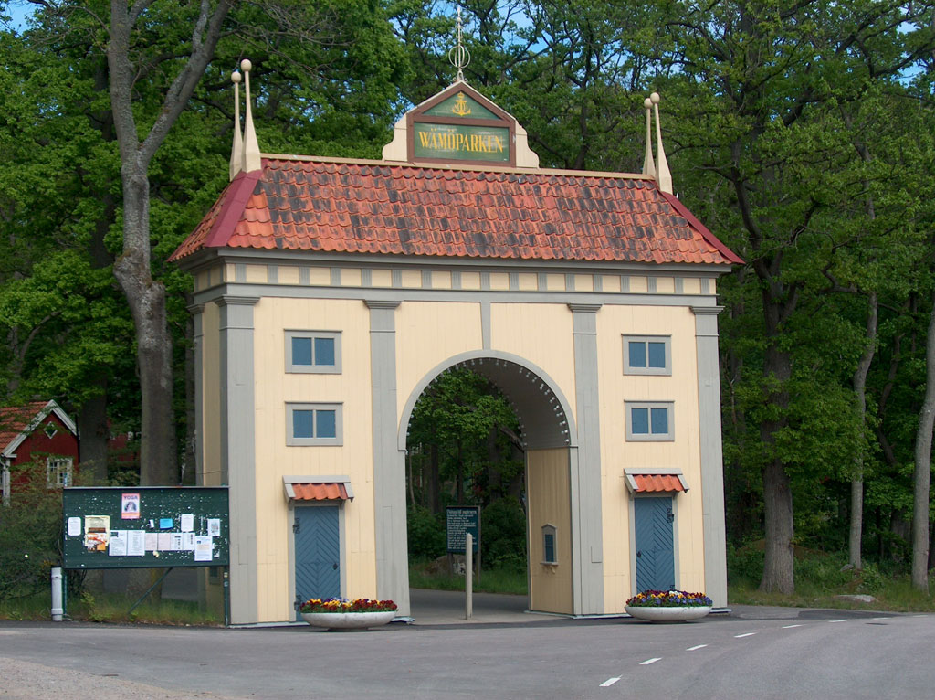 Wämöparken, träscenen