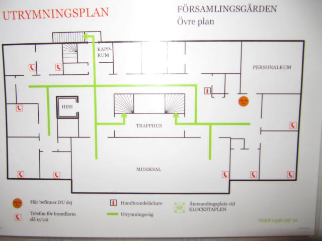 Församlingsgårdens musiksal